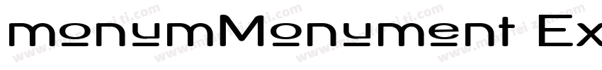 monumMonument Extend字体转换